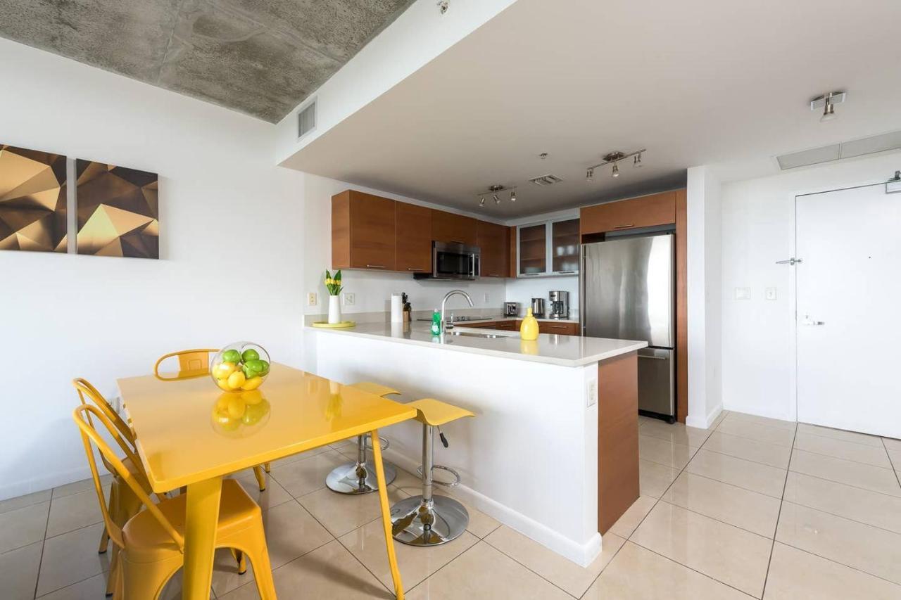 Modern 1 Bedroom Midtown Miami With Free Parking Kültér fotó