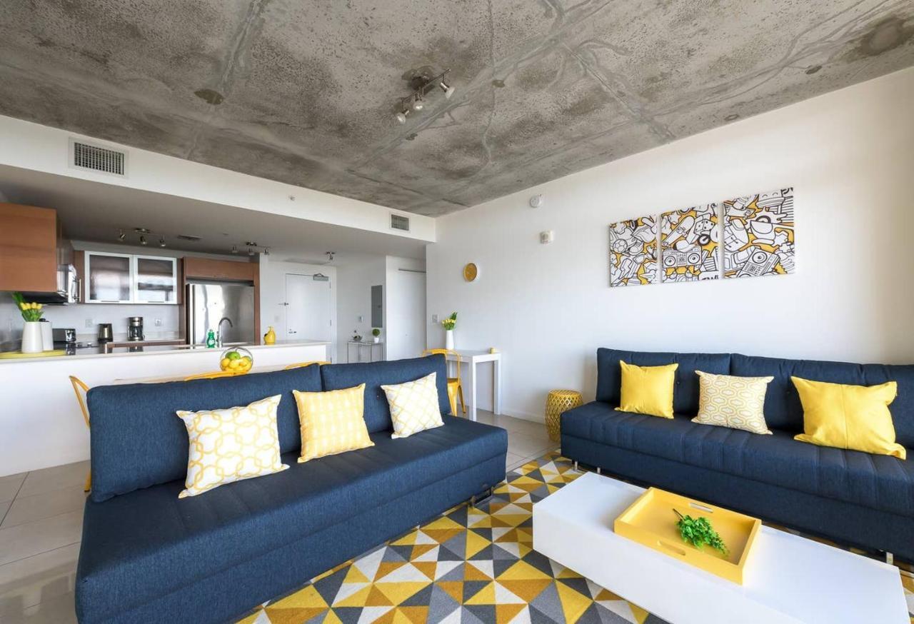 Modern 1 Bedroom Midtown Miami With Free Parking Kültér fotó