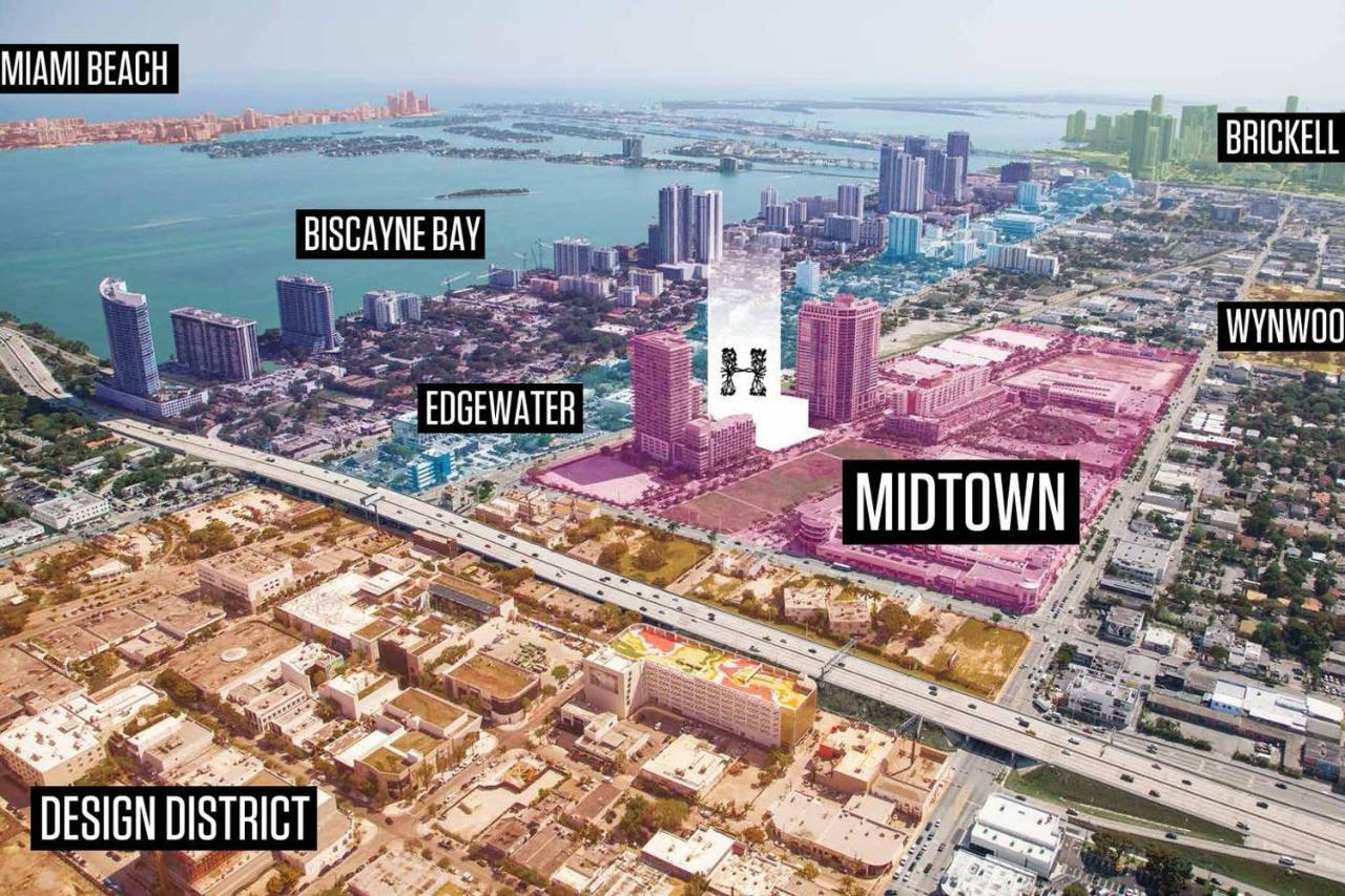 Modern 1 Bedroom Midtown Miami With Free Parking Kültér fotó
