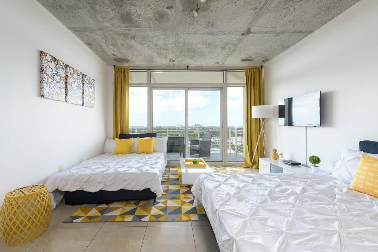 Modern 1 Bedroom Midtown Miami With Free Parking Kültér fotó